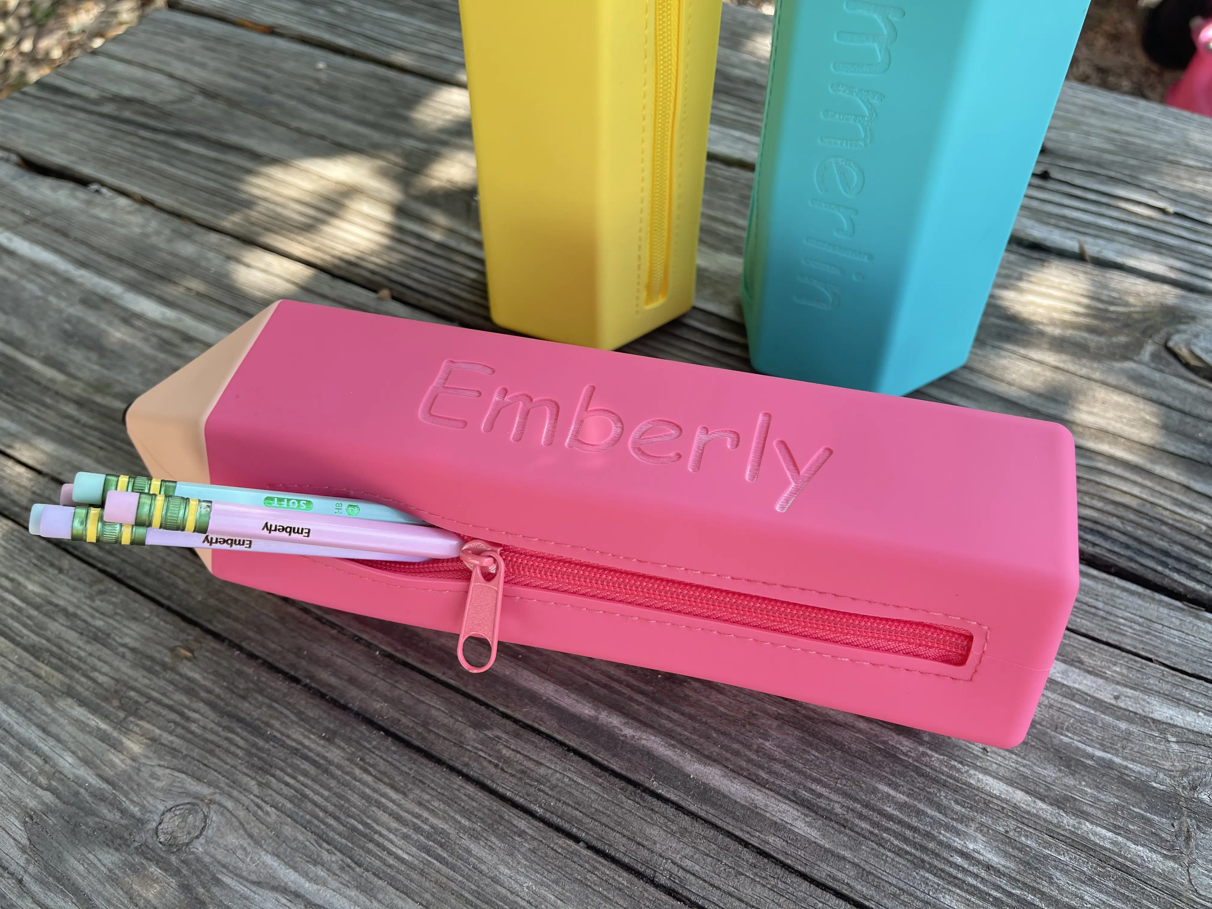 Personalized Jelly Pencil or Crayon Pouch