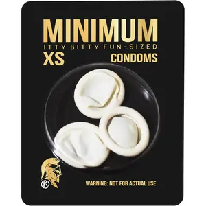 Minimum Extra Small Micro Condoms Gag Gifts - Hilarious Parody Joke for Adults, Bachelor Parties, and Stocking Stuffer Prank