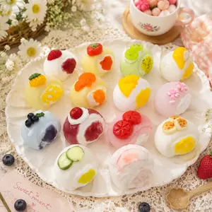 Taonini Japanese Da Fu Mochi Squishy Blind Box, Food Grade Silicone Mystery Box Cute Dessert Squeeze Toy, Premium Adult Stress Relief Jumbo Kawaii Sensory Fidget Surprise Toy