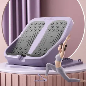 Portable leg stretcher: suitable for home travel, unlock whole body flexible, Adjustable height, non-slip surface for safe stretching of calves, Achilles tendons, hamstrings, lightweight and sturdy, Foldable fitness equipment