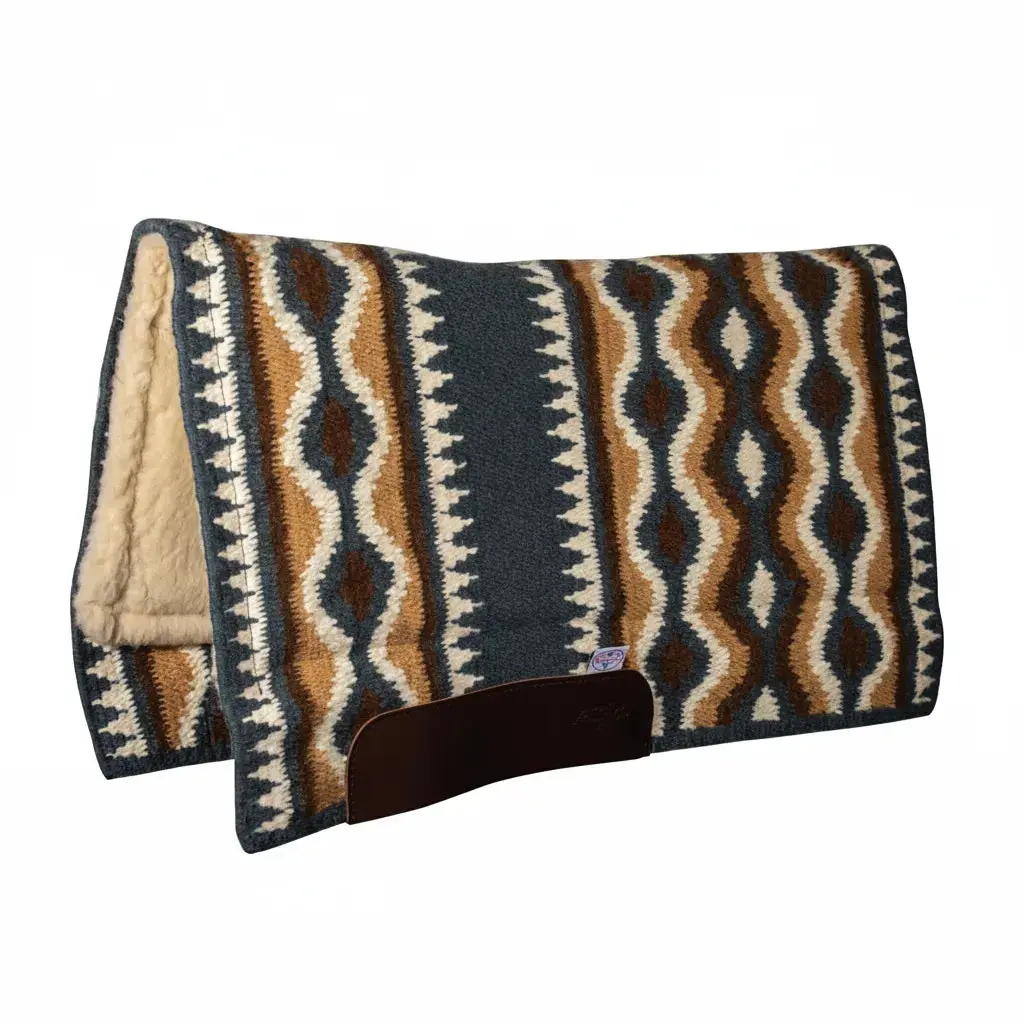 Professional's Choice Comfort-Fit SMX Air Ride Saddle Pad - 3/4" Core, Merino Wool Bottom & OrthoSport - Multiple Sizes