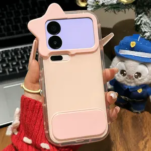 Zoo Topia Judith Nick Star lens Phone Case for iPhone 17 16 15 14 13 12 11 Pro Max TPU Soft Shell Shockproof Adorable Design Protection Protective Smartphone
