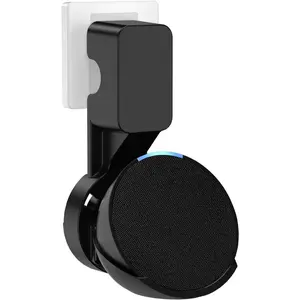 Wall Mount Holder for Echo Pop, Outlet Hanger Stand for Echo Pop Voice Assistants Hanger Bracket Space Saving(Not including Echo Pop)