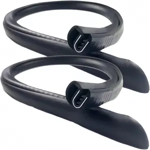 2Pcs Car Door Rubber Seal Strip Trim Seal B Pillar Protection Weather Strip Anti-Noise Car Door Edge Sealing Filler Strips for Cars, Boats, RVs, Trucks Car Weather Striping, Steel Frame with Buckle EPDM Rubber Strip