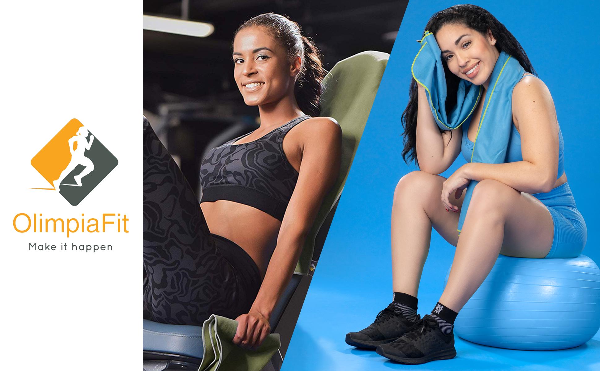 OlimpiaFit Quick Dry Towel - 3 Size Pack of Lightweight Microfiber Travel Towels w/Bag - Fast Drying Towel Set for Camping, Beach, Gym, Backpacking, Sports, Yoga & Swim Use OlimpiaFit Quick Dry Towel - 3 Size Pack of Lightweight Microfiber Travel Towels w/Bag - Fast Drying Towel Set for Camping, Beach, Gym, Backpacking, Sports, Yoga & Swim Use