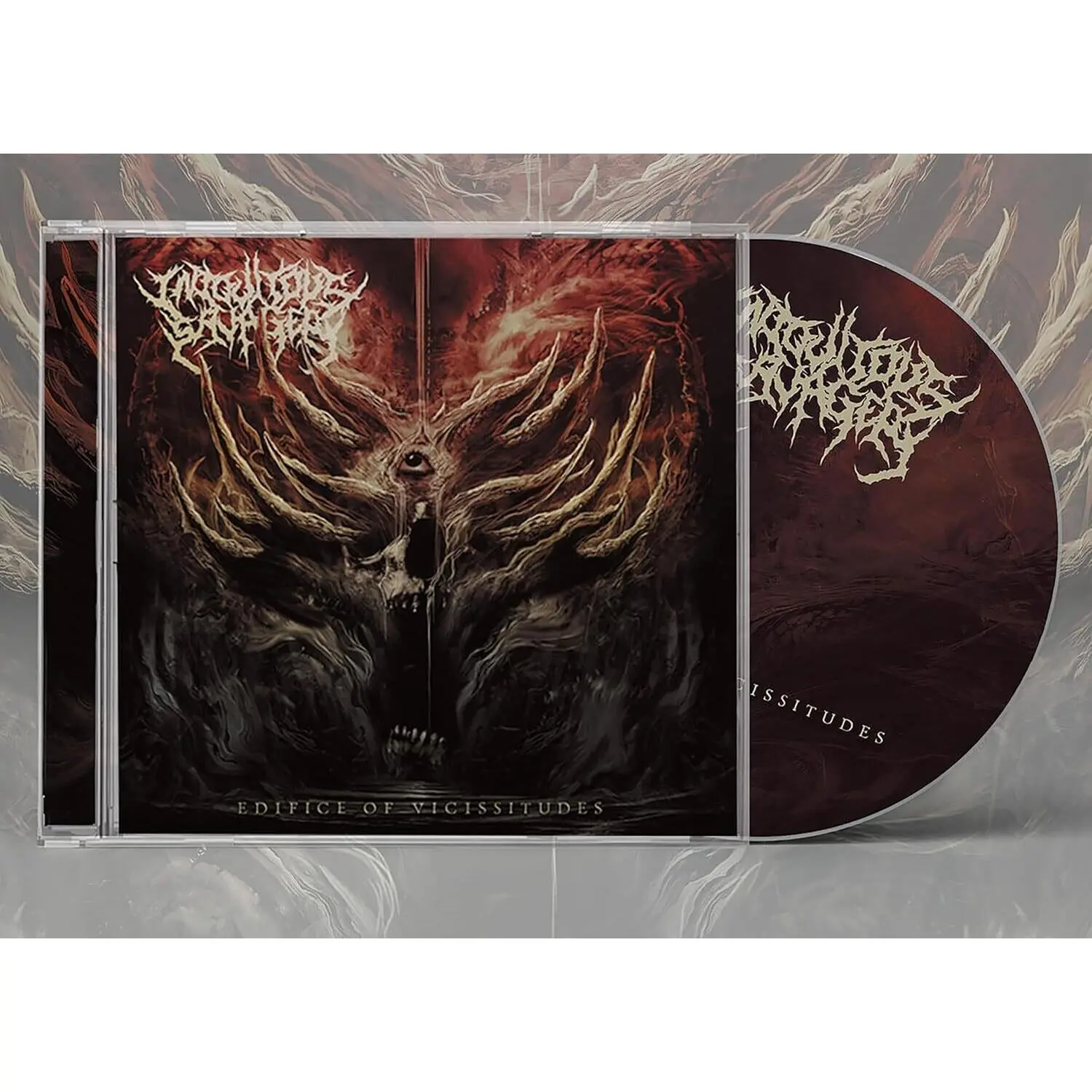 Iniquitous Savagery - Edifice of Vicissitudes English Metal & Hard Rock Band Music Compact Disc (CD)