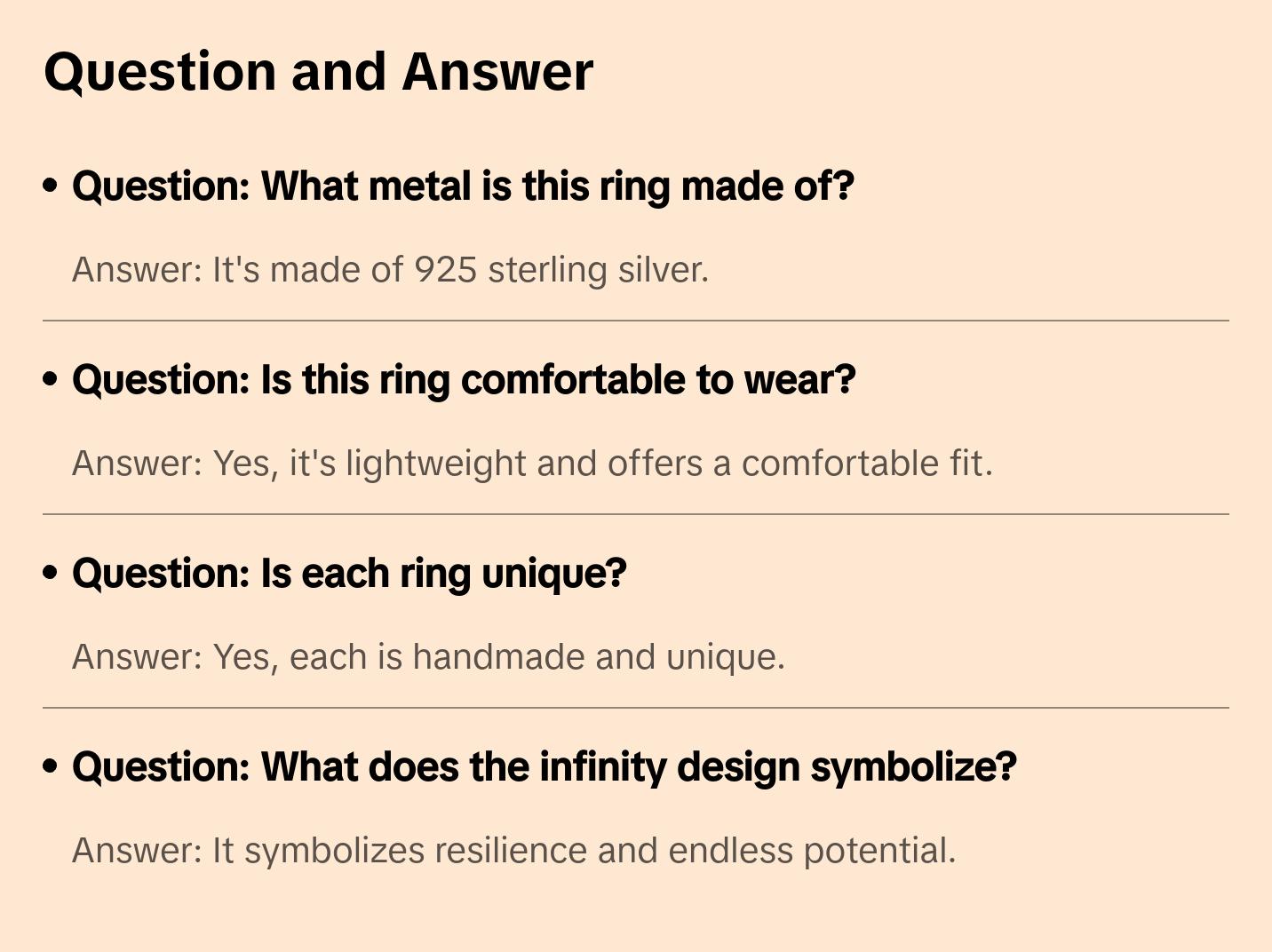 Infinity Curve - Over 7 Grams Of 925 Sterling Silver Statement Ring