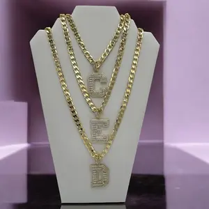 N155 Letter Necklace- Gold Plated 14k