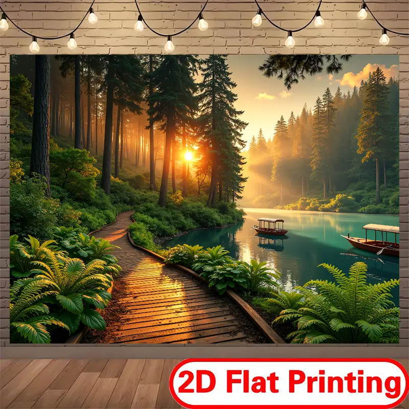 1pc Premium 100% Polyester Tapestry Wall Hanging - Durable, Festive Decor for Home, Garden, Photography Backdrop,summerwins