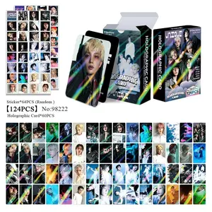 124Pcs/Set Idol P1HARMONY New Album UNIQUE Flash Card Lomo Cards Sticker Postcard KEEHO THEO JIUNG INTAK SOUL JONGSEOB Fans Gift