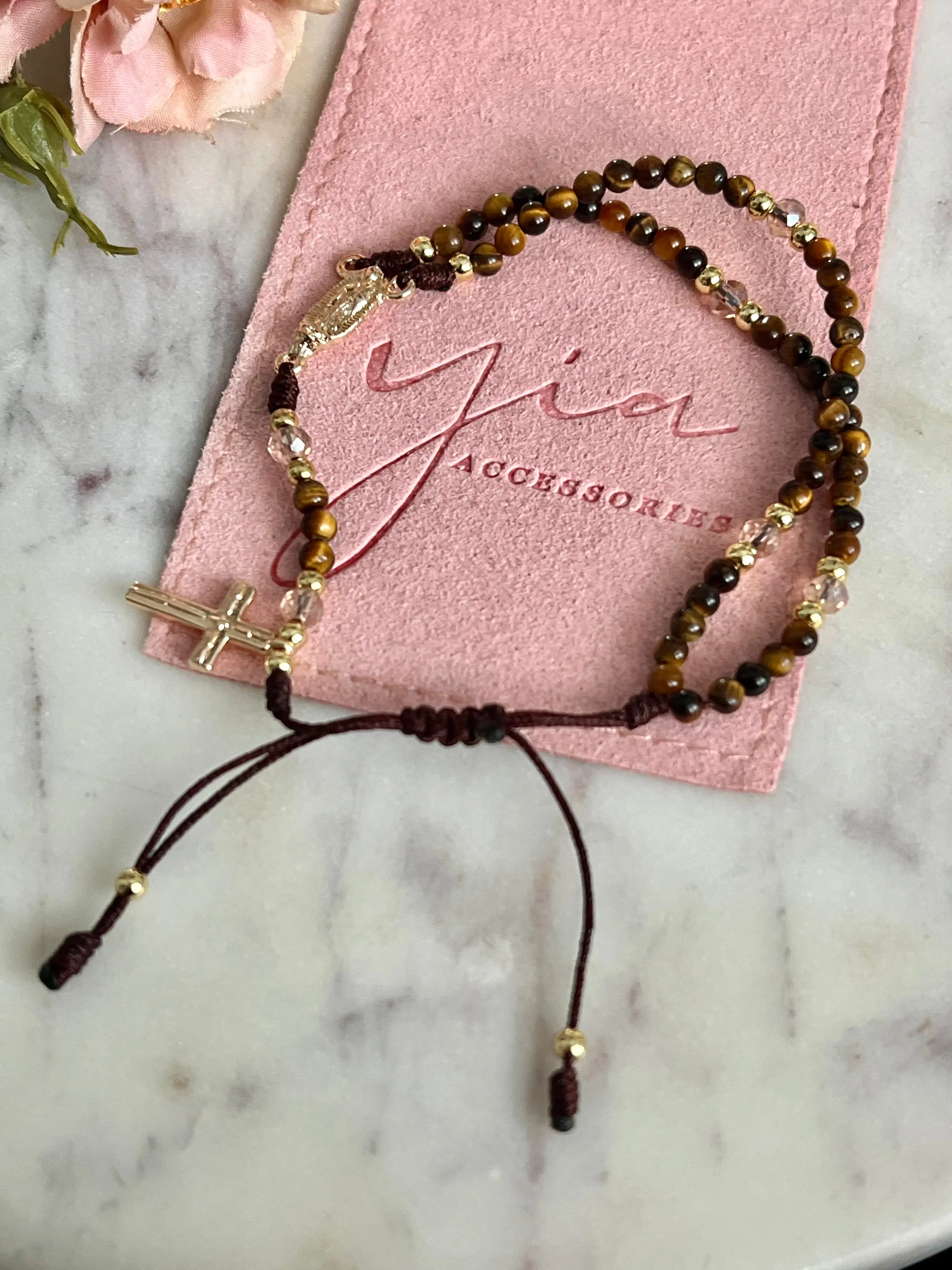 Tiger Eye Rosario bracelet Tiger Eye Rosario bracelet