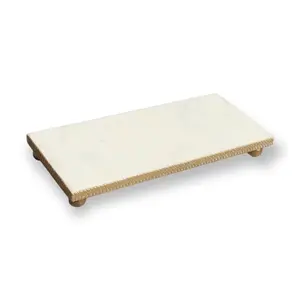 White Rectangular Marble Tray