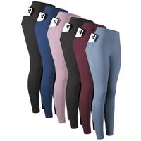 Style1:6Packs- Pink/Blue/2Black/Red/Navy