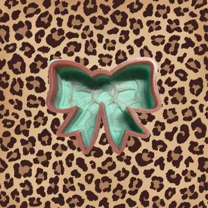 Cow Print Bow Freshie Mold