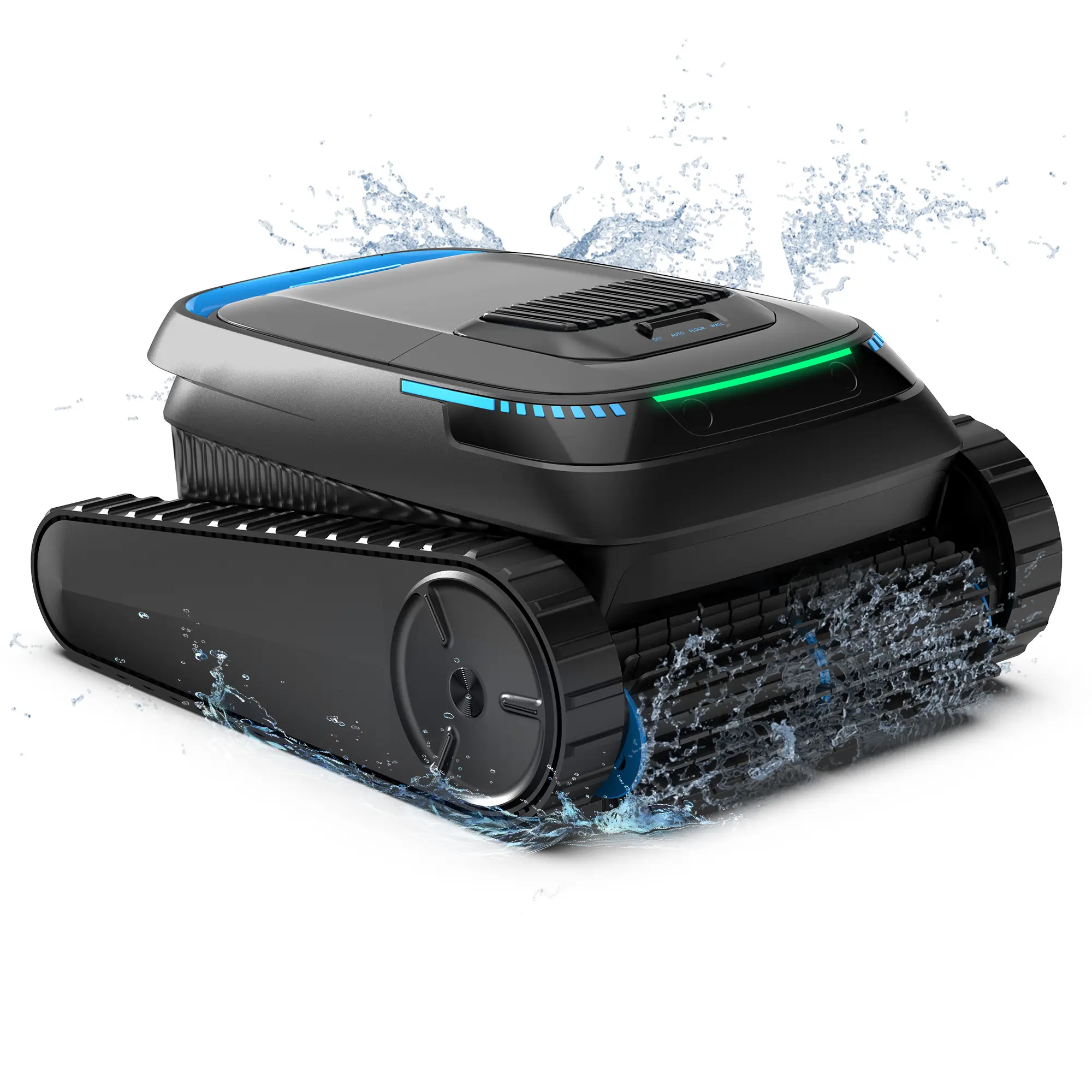 AIRROBO Robotic Pool Vacuum Cleaner PC10 Cordless Wall-Climbing for Above-Ground Pools and In-Ground Pools