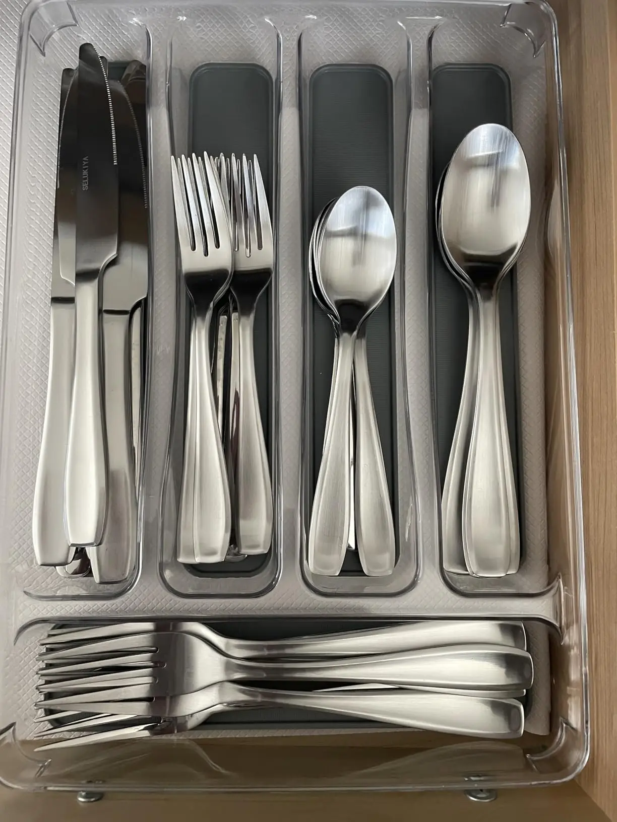 20 Piece Stainless Steel Flatware Set, Service for 4