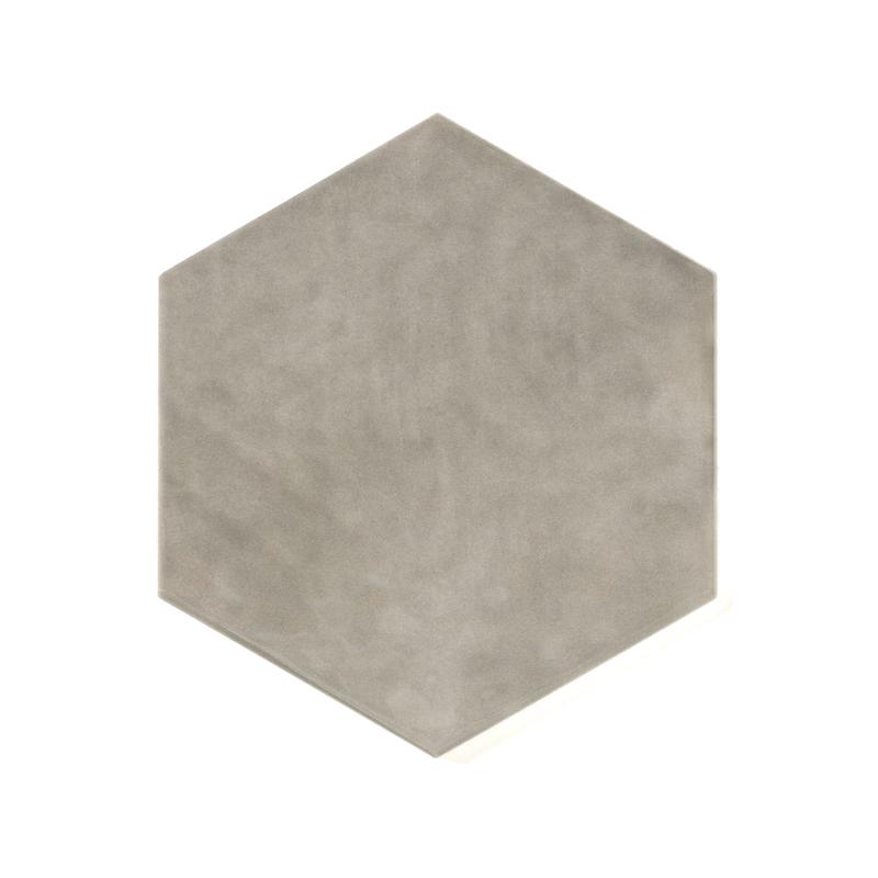 San Fran Taupe 7x8 Hexagon Ceramic Tile Glossy