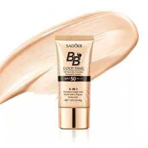 High-Coverage Waterproof Snail BB Cream - Matte Finish, Long-Lasting Moisturizing and Oil Control, Creates a Natural Makeup Look, Refreshing and Non-Greasy, Perfect for Makeup Beginners, a Great Gift