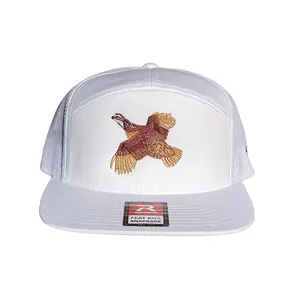 Quail in Flight Camo Hat - Adjustable Fit for Upland Hunting - Authentic Camouflage Design - Comfortable & Functional for Outdoor Enthusiasts