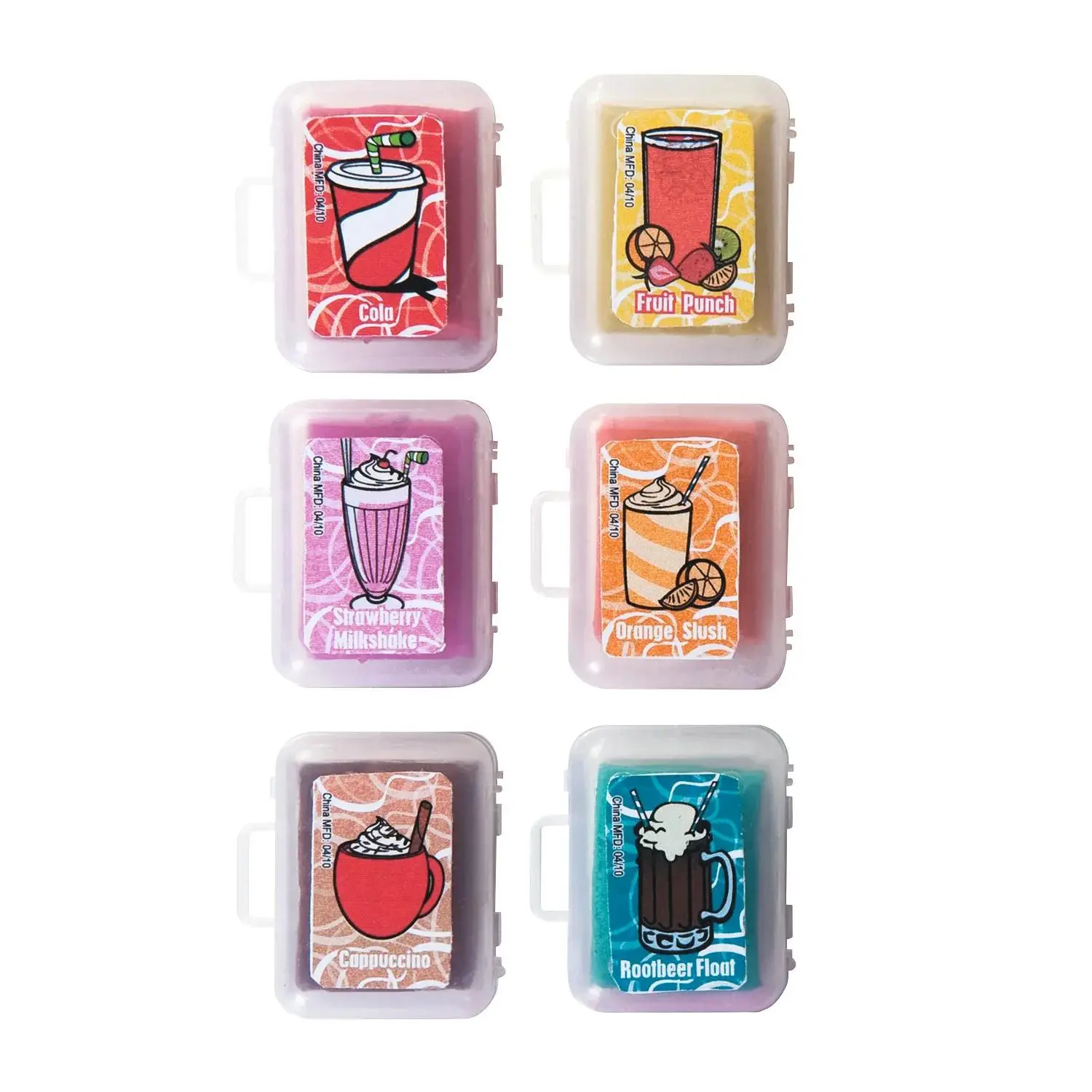 Snack Attack Scented Kneaded Erasers, Stationery, 36 Pieces