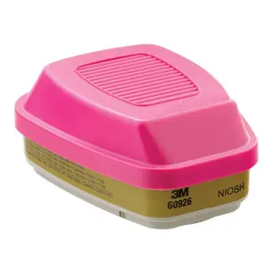 3M P100 Multi Gas Vapor Replacement Cartridge Pink 1 pair