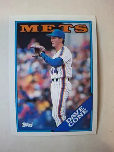 Dave Cone 1988 TOPPS Baseball Card (rookie)