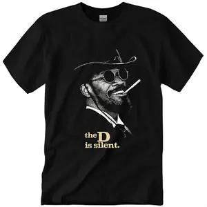 RETRO DJANGO UNCHAINED Shirt, The D Is Silent Shirt, Dr. Kingschultz Django Unchained Retro Shirt, Django Unchained Homage Django Unchained Shirt