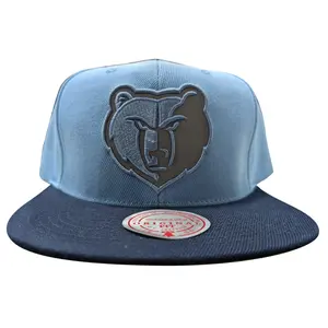 Mitchell & Ness Lt Bl/Nvy NBA Memphis Grizzlies Team Reflective Snapback