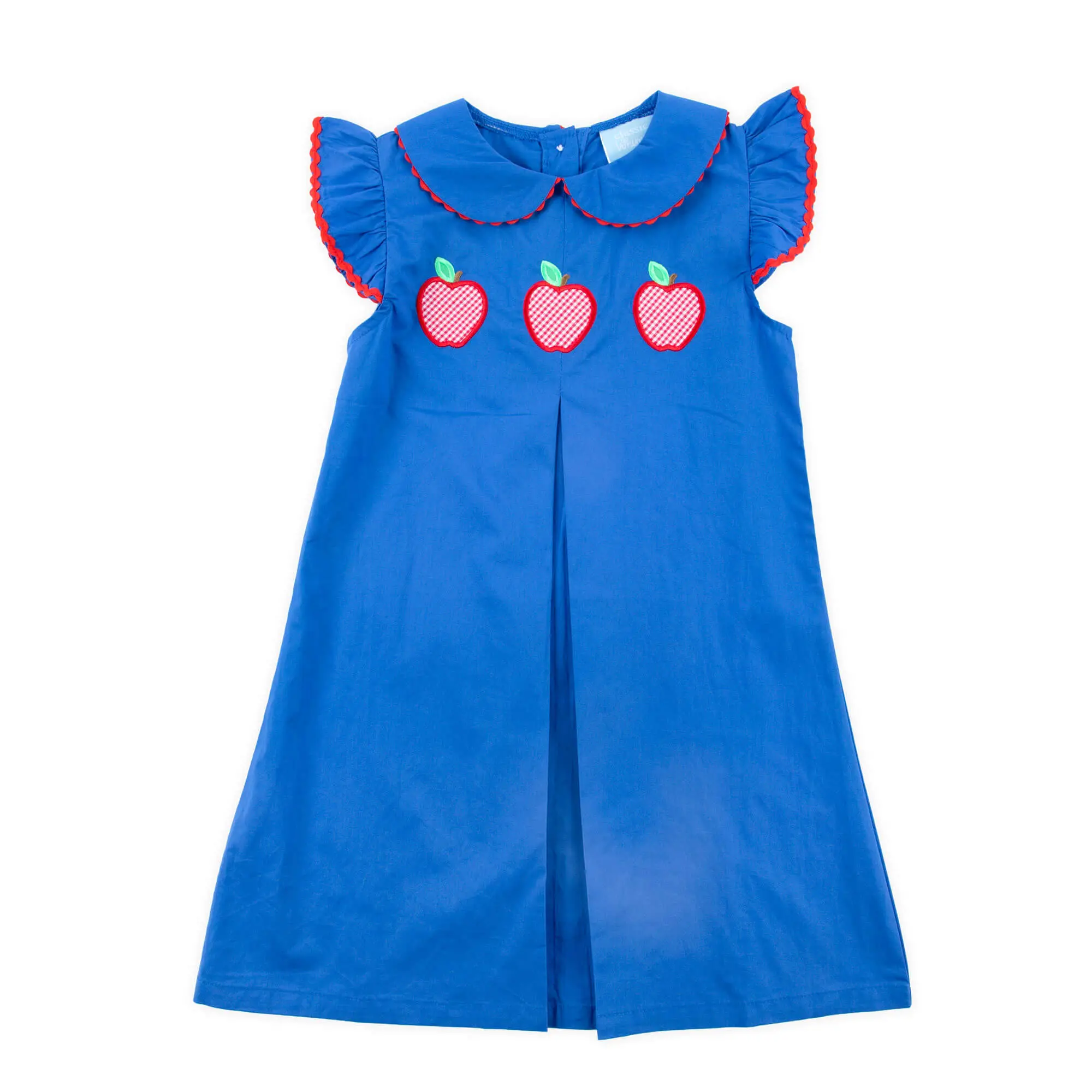 Apple Trio Royal Blue Claire Dress - Back to School Outfit for Girls