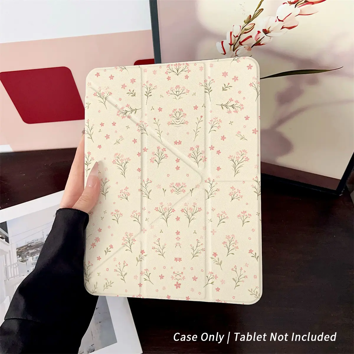 A Protective Folio tablet case, Tablet protective cover, with Pen Holder compatible with iPad Pro11/9.7/Air 2/iPad 7/8th Gen, iPad Air 4/5, iPad 10th, iPad Air 11(M3 2025), Samsung Galaxy Tab S10+/A9/S9/S6LITE, Auto Sleep