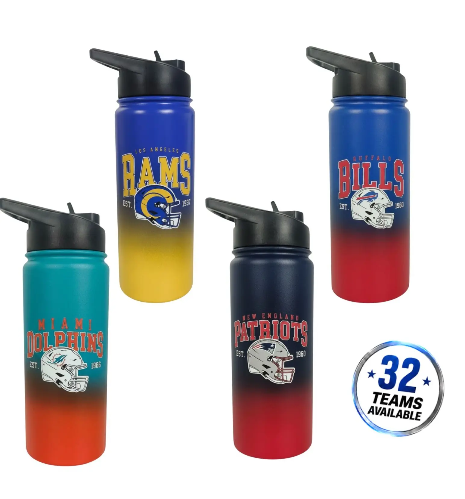 NFL Vintage Arch 20oz ProFlip Stainless Steel Water Bottle