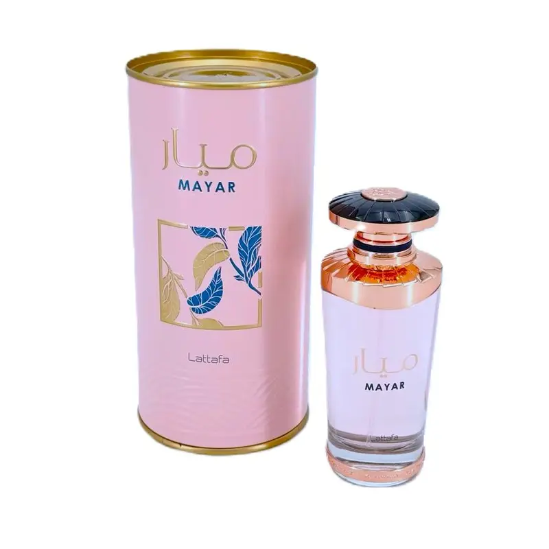 Lattafa Mayar Eau De Parfum (Edp Perfume) for Women - 3.4 fl oz (3 to 3.9 fl oz Range) Regular Edition Liquid Fragrance, Tropical Aquatic-Vanilla Musk Warm Fruity Fresh Blend Scent with Rose, 36-Month Shelf Life, Adults-Focused Single Item, No Extras