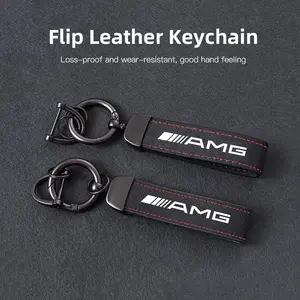 Premium Faux Fur Car Keychain Durable Metal Key Ring Stylish Keychain for Mercedes Benz Amg W223 W213 W206 W464 W247 W167 W166 W222 W205 W204 W177