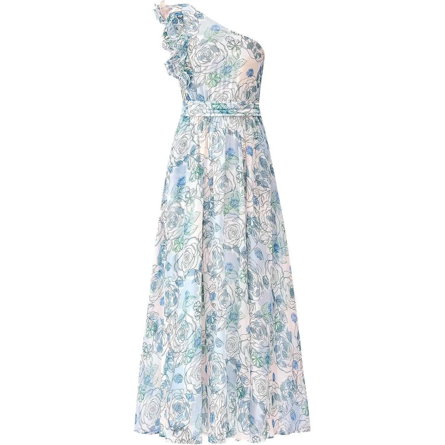 Women Summer One Shoulder Floral Wedding Guest Dresses Sleeveless Smocked Ruffle Flowy Beach Vacation Maxi Dress Spring Womenswear - TikTok Shop Women Summer One Shoulder Floral Wedding Guest Dresses Sleeveless Smocked Ruffle Flowy Beach Vacation Maxi Dress Spring Womenswear - TikTok Shop
