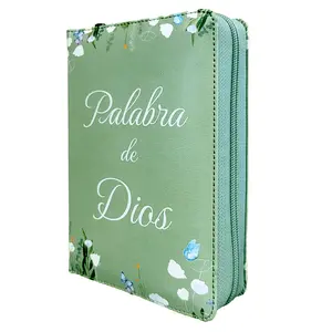 Nueva Biblia Reina Valera 1960 Letra Grande 11 puntos tamaño compacto color verde floral con Cierre, Indice, foro Coleccion Celestial (Spanish Edition)