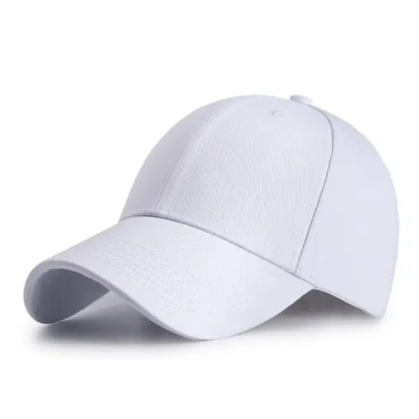 White Snapback Hat for Men