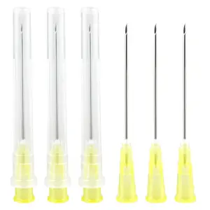 100 PCS 20Ga Dispensing Needle, Individual Package Injection Syringe Accessories with Luer Lock, Suitable for Refilling Liquid, Inks, Livestock and Industry (1inch/25mm)