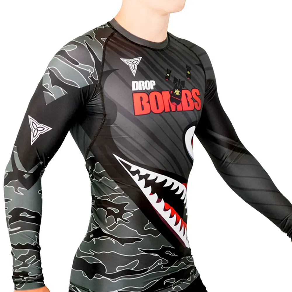 Drop Bombs Funk Fighter Compression Shirt (Rashguard)