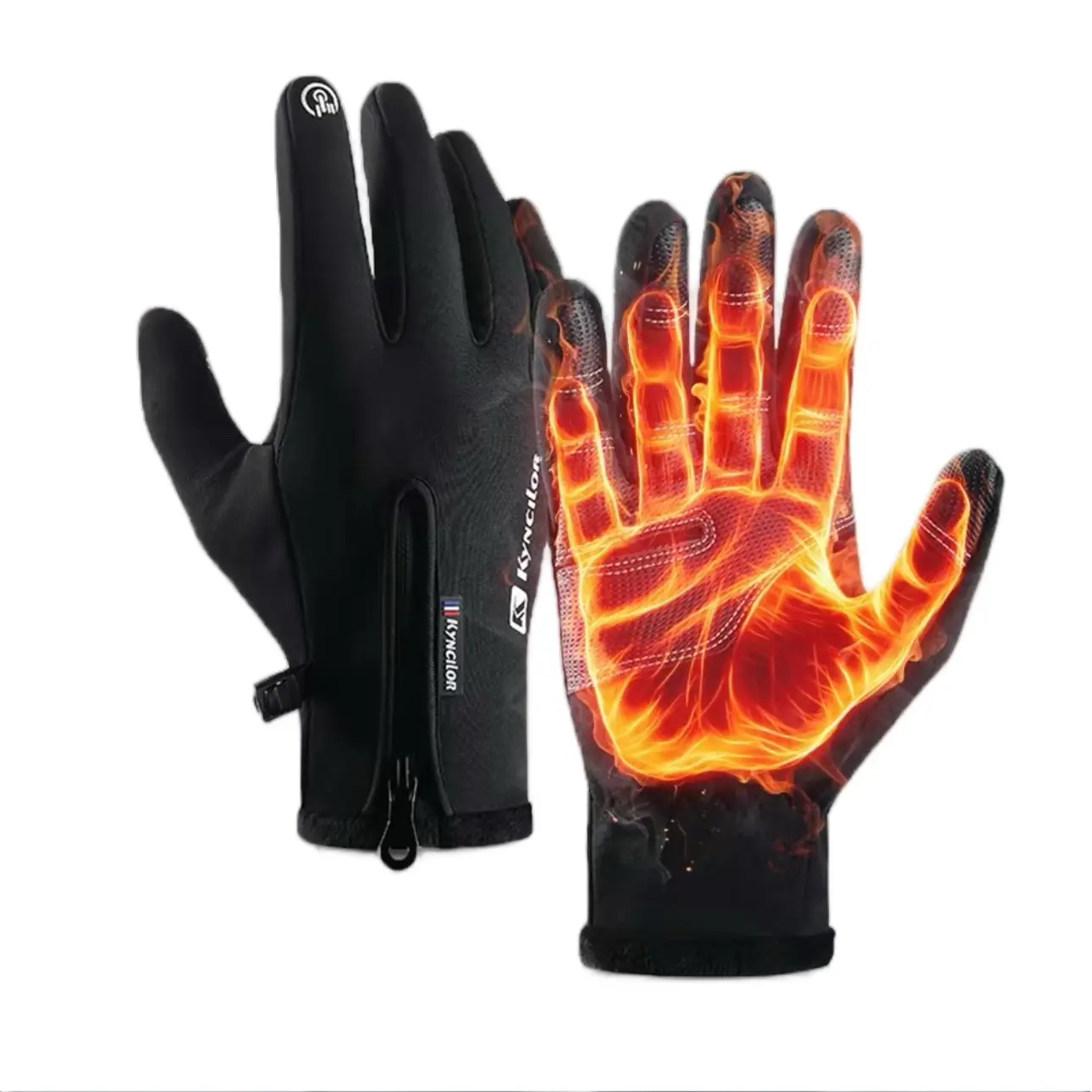 Windproof Touchscreen Winter Gloves - Lightweight Design for Comfort During Cold Weather