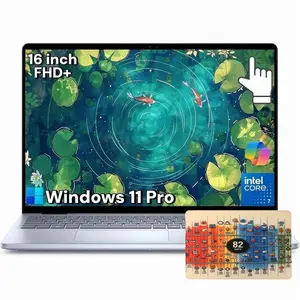 Dell Inspiron 16 Touchscreen Laptop, 32GB RAM, 2TB SSD, Intel Core 7 150U, Windows 11 Pro, 16'' FHD+ Display, AI Copilot Key, Fingerprint Reader, Backlit KB,w/Mouse Pad