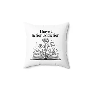 Fiction Addiction Decorative Pillow