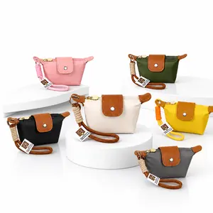 Women's Chic Mini Coin Purse with Detachable Nylon Wristband, Zipper Closure Wristlet Wallet - Versatile Fashion Clutch for Daily Use, Christmas Gift for Girls
