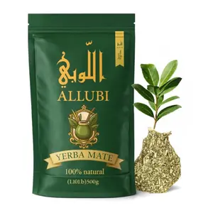 ALLUBI Loose Leaf Yerba Mate Tea - 500g (1.1lb) Organic Traditional Natural Herbal Beverage, Yes for Daily Enjoyment