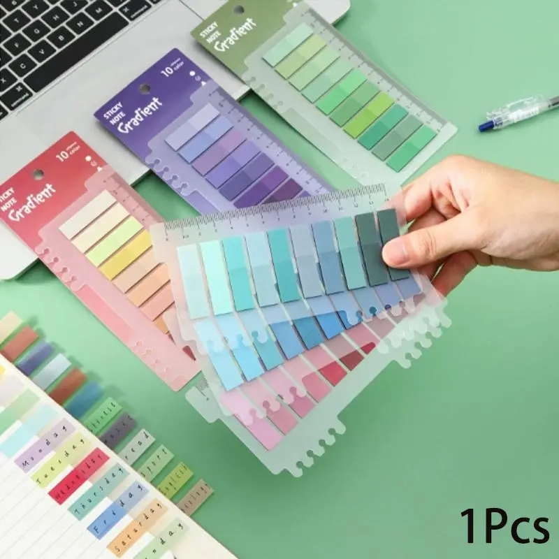 200sheets/pack Mixed Color Index Label Sticker, Multicolor Sticky Tab, Sticky Page Marker For Reading Note Book, Book Page Markers, Office Stationery & Supplies, Colorful Coated Tabs, Indexing Stickers, Sticky Labels