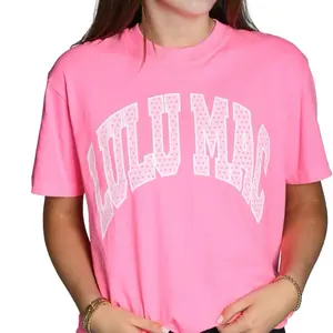 Neon pink polkadotted, Lulu Mac T-shirt
