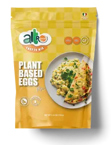 Altrofood Plant-Based Eggs, Made in Italy, High Protein, Dairy Free, Soy Free, Gluten Free