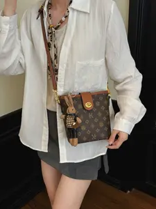 Fashion Classic Floral Women's Crossbody Bucket Bag, Elegant and Stylish Handbag for 2026, High-Quality Material, Perfect for Daily Use, Crossbody Bags