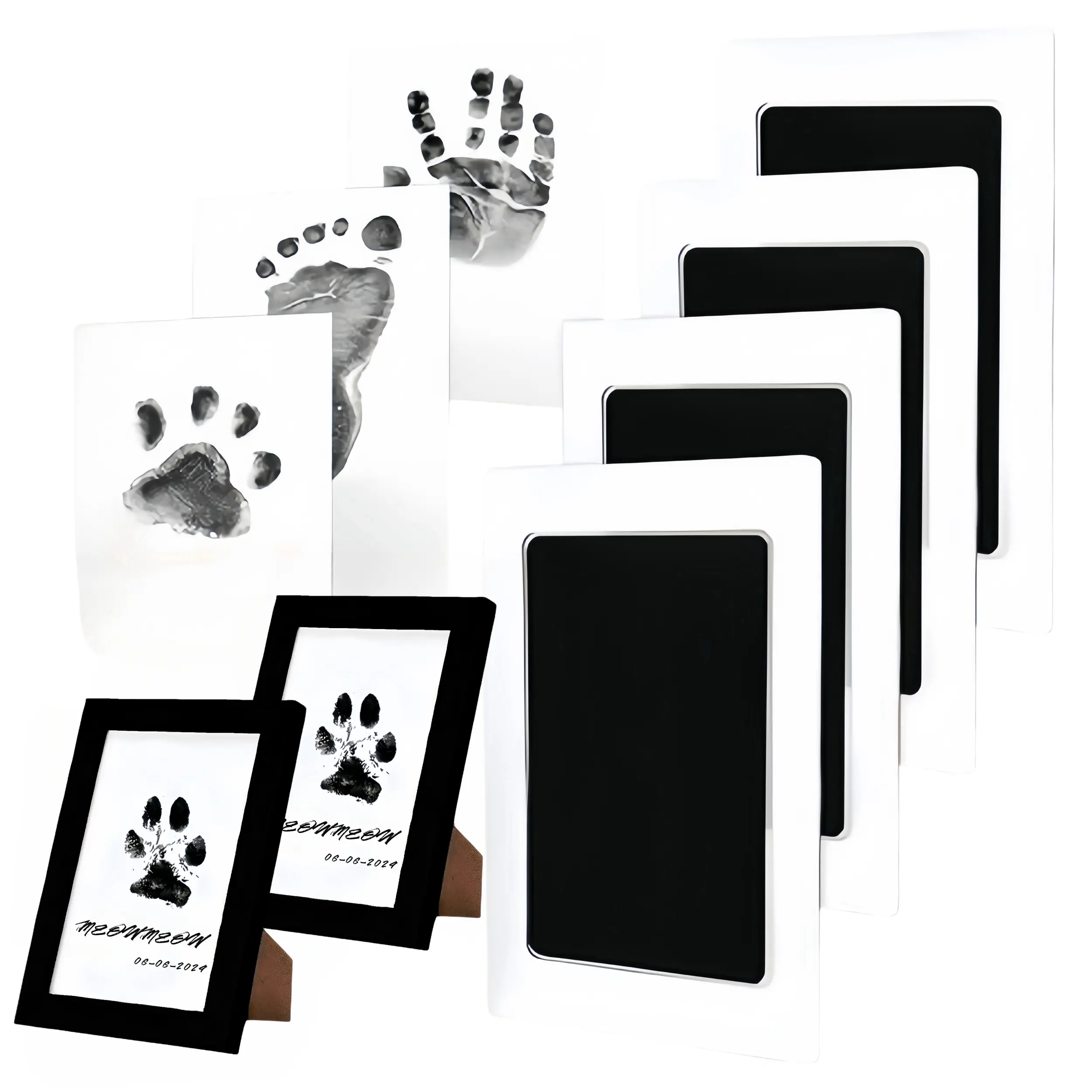 Paw Ink Pads, Mess-Free Clean Touch Ink Pad for Dogs Cats Keepsake Gift Memorial Pet Memorials Dog Stuff Springtok. Paw Print Kit