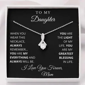 Daughter Necklace, To My Daughter Necklace, Gift For Daughter From Mom, Daughter Mother Necklace 246, Beautiful Necklace for Daughter - Perfect Gift for Birthdays, Holidays, or Special Occasions