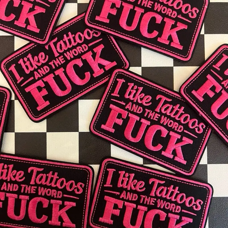 Tattoo iron on Patch